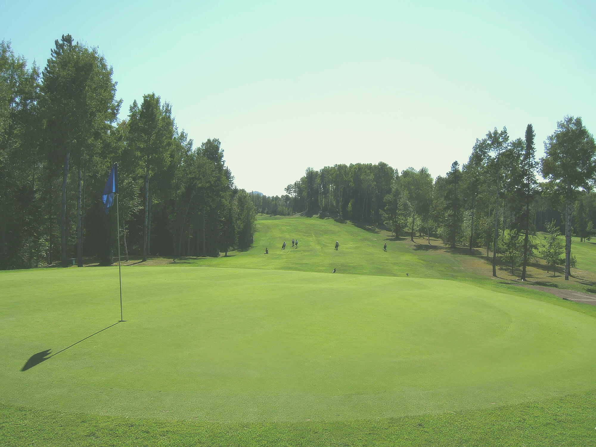 Paysage du parcours de golf Val-Neigette au cœur du Bas-Saint-Laurent